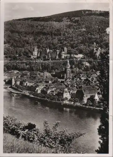 Heidelberg - Aussichtspunkt am Neckar - ca. 1965