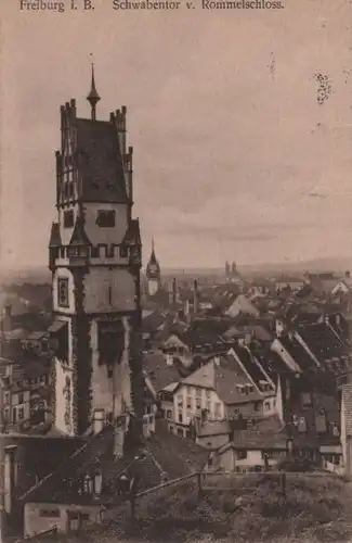 Freiburg - Shwabentor v. Rommelschloss - 1915