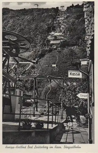 Bad Lauterberg - Burgseilbahn - ca. 1955