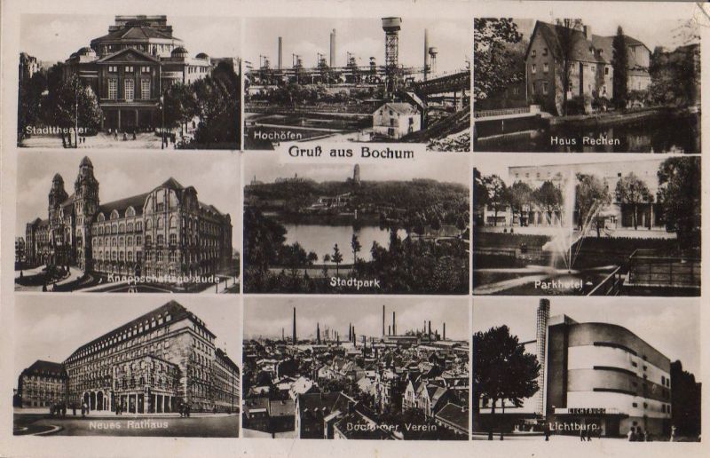 Bochum - u.a. Hochöfen - 1940 Nr. 0032202 - oldthing ...