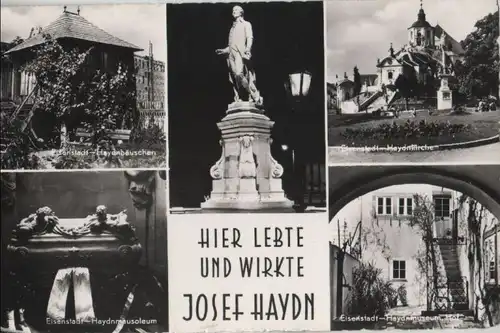 Österreich - Österreich - Eisenstadt - Hier lebte Josef Haydn - 1959