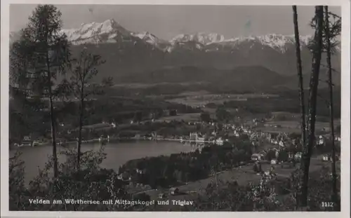 Österreich - Österreich - Velden - mit Mittagskogel und Triglav - ca. 1960