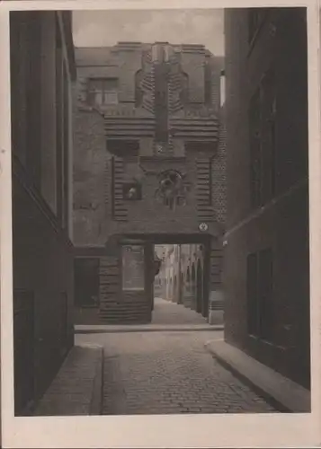 Bremen - Böttchersee, Blick auf Brücke - ca. 1950