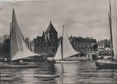 Schweiz - Schweiz - Lausanne - Chateau de Ouchy - 1955