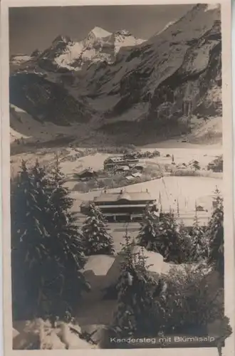 Schweiz - Schweiz - Kandersteg - mit Blümlisalp - ca. 1950
