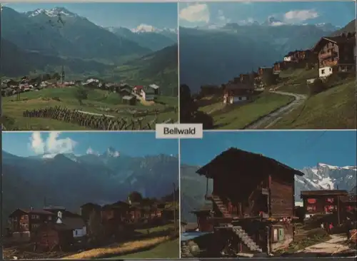 Schweiz - Schweiz - Bellwald - u.a. Weisshorn - ca. 1985