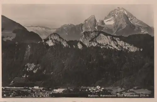 Österreich - Österreich - Hallein - mit Barmsteinen und Watzmann - 1953