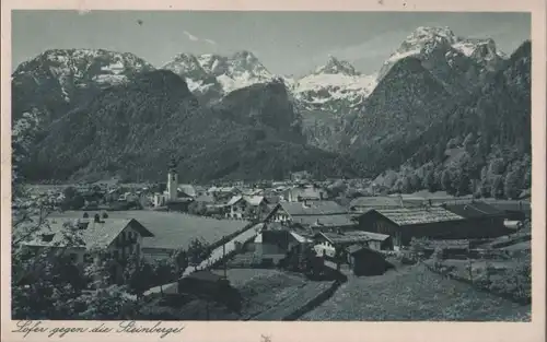 Österreich - Österreich - Lofer - gegen die Steinberge - ca. 1935