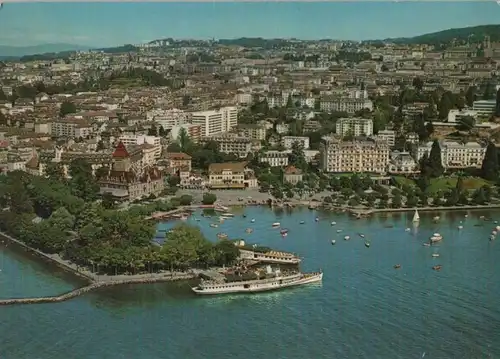 Schweiz - Schweiz - Lausanne - Ouchy, Vue generale - 1973
