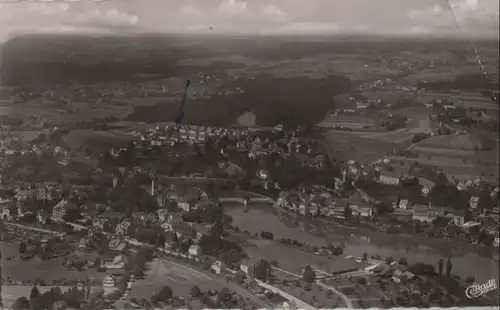 Schweiz - Schweiz - Laufenburg - Blick zum Hotzenwald - ca. 1955