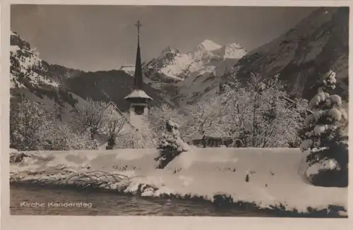 Schweiz - Schweiz - Kandersteg - Kirche - ca. 1955