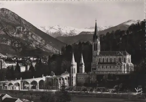 Frankreich - Frankreich - Lourdes - La Basilique - ca. 1960
