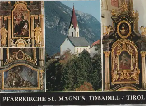 Österreich - Österreich - Tobadill - Pfarrkirche St. Magnus - ca. 1980