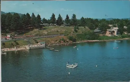 USA - USA - Schroon Lake - Main builings and docking area - 1970