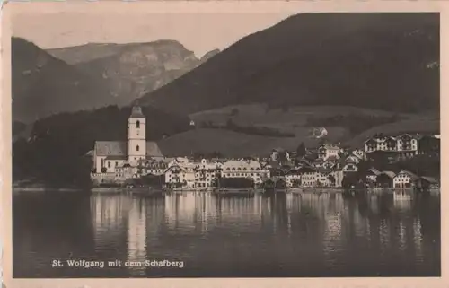 Österreich - Österreich - St. Wolfgang - mit dem Schafberg - 1941