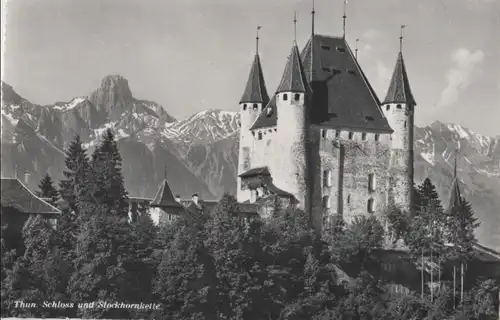 Schweiz - Schweiz - Thun - Schloss und Stockhornkette - 1964