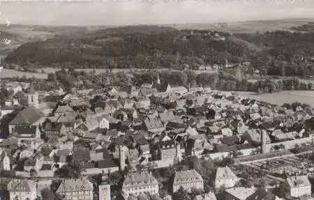 Bad Neustadt Saale - Luftbild - ca. 1955