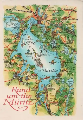 Müritz - Umgebungskarte - 1982