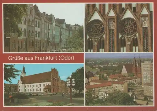 Frankfurt Oder - u.a. Teilansicht - 1988