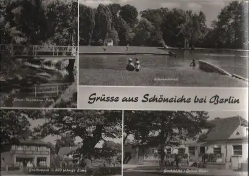 Schöneiche bei Berlin - u.a. Schwimmbad - 1975