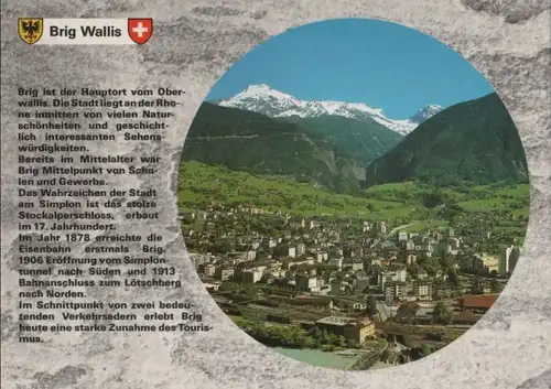 Schweiz - Schweiz - Brig - Blick gegen Wasenhorn - 1986