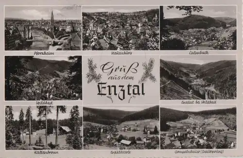Enztal - u.a. Enzklösterle - 1956