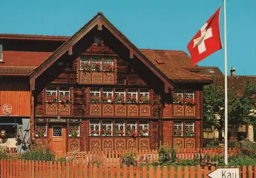 Schweiz - Schweiz - Appenzell - Bemaltes Haus des Glockensattlers - ca. 1980