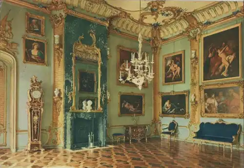 Potsdam, Sanssouci - Neues Palais, Blaue Kammer - 1980