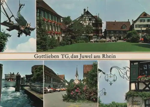 Schweiz - Schweiz - Gottlieben - 5 Teilbilder - ca. 1980