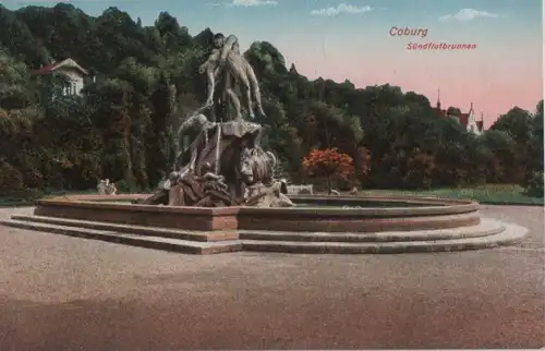 Coburg - Sündflutbrunnen - ca. 1920