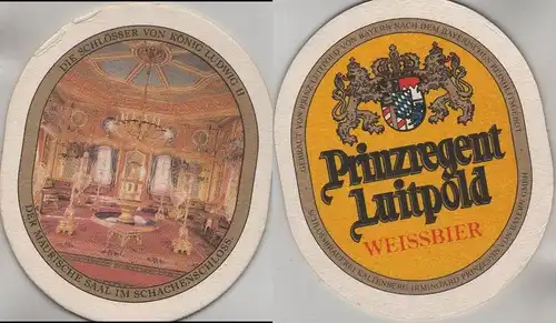 Bierdeckel oval - Prinzregent Luitpold