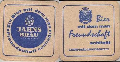 Bierdeckel quadratisch - Jahns-Bräu