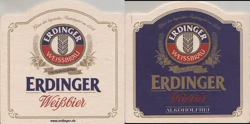 Bierdeckel Sonderform - Erdinger