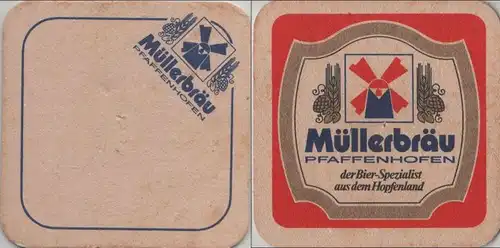 Bierdeckel quadratisch - Müllerbräu