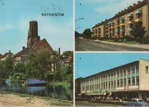 Rathenow - u.a. Leninallee - 1976