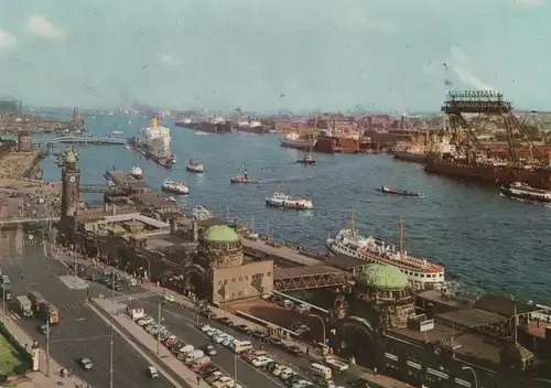 Hamburg - St. Pauli-Landungsbrücken - 1964