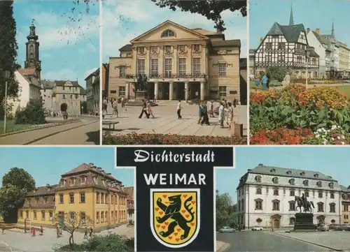 Weimar - u.a. Platz der Demokratie - 1989