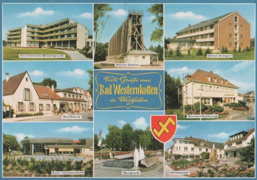 Erwitte Bad Westernkotten U A Haus Kemper 1984 Nr 0028034 Oldthing Ansichtskarten Postleitzahl 50 59