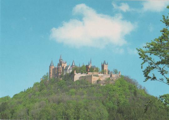 Burg Hohenzollern im Frühling ca. 1985 Nr. 0025667 oldthing