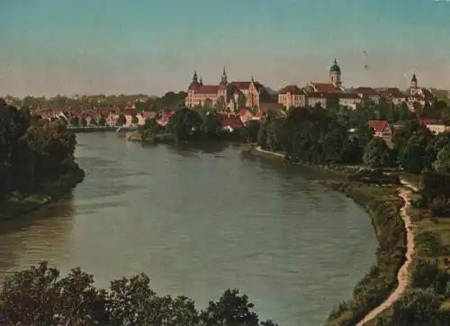 Neuburg, Donau - Blick vom Cafe Arco-Schlößl - 1965
