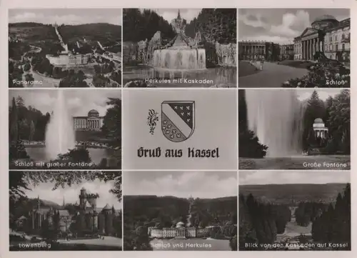 Kassel - u.a. Schloß und Herkules - ca. 1965