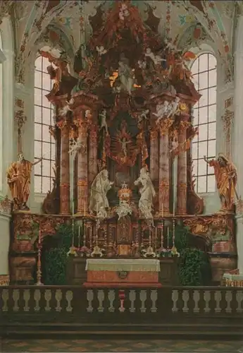 Rottenbuch - Kirche, Hochaltar - 1974
