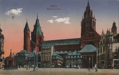 Mainz - Markt mit Dom