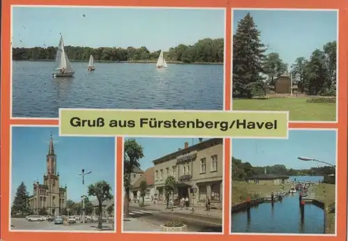 Fürstenberg / Havel - u.a. Havelschleuse - 1986