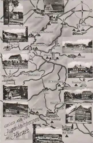 Altenau - Jugendherbergen im Harz - ca. 1965