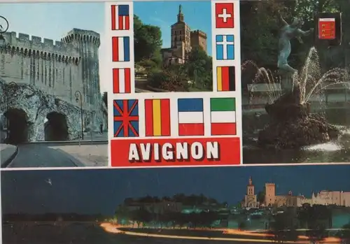 Frankreich - Frankreich - Avignon - 4 Teilbilder - 1980