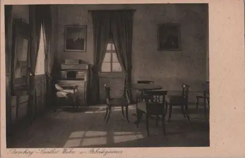Dornburg - Goethes Wohn- und Arbeitszimmer - ca. 1940