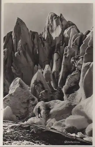 Schweiz - Schweiz - Rhonegletscher - Gletschertürme - ca. 1950