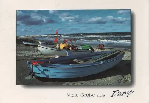 Damp - Boote am Strand