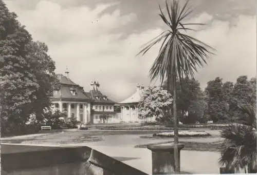 Dresden - Pillnitz - Blick zum Wasserpalais - 1974